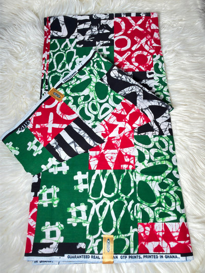African Ankara Big Wax, 100% Cotton