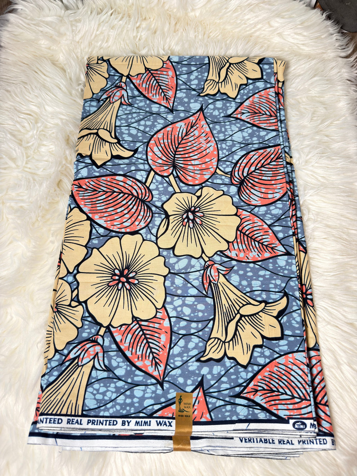African Ankara Big Wax, 100% Cotton